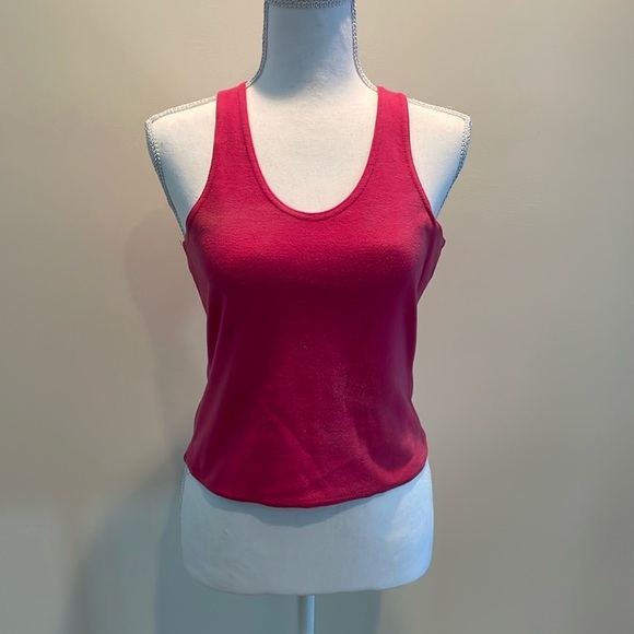 Salsa Brand Hot Pink Racerback Top. Vintage. Y2K - Picture 1 of 5